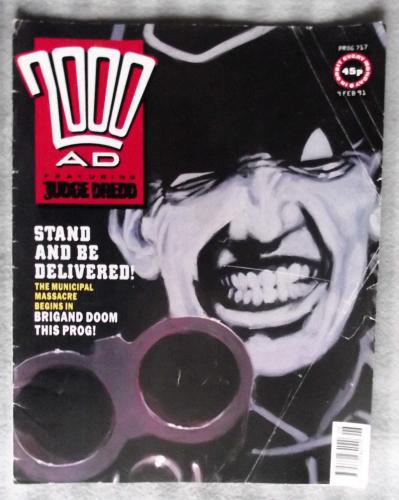 `2000 A.D. Featuring Judge Dredd` - 9th February 1991 - Prog No.717 - `Stand And Be Delivered!`.