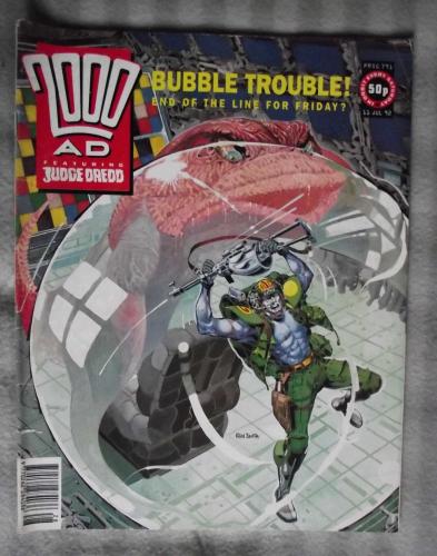 `2000 A.D. Featuring Judge Dredd` - 11th July 1992 - Prog No.791 - `Bubble Trouble!: End Of The Line Friday?`.