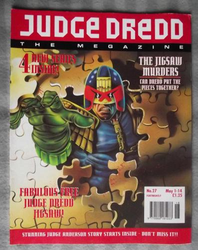 Judge Dredd The Megazine - May 1-14 1993 - Vol.2 No.27 - `The Jigsaw Murders: Can Dredd Put The Pieces Together`