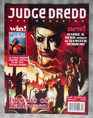 Judge Dredd The Megazine - Oct 30-Nov 12 1993 - Vol.2 No.40 - `Horrors Of Halloween!`