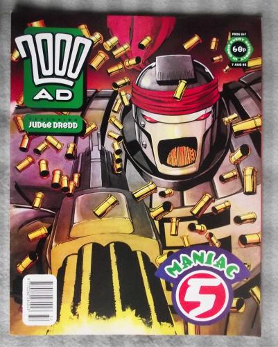 `2000 A.D. Featuring Judge Dredd` - 7th August 1993 - Prog No.847 - `Maniac 5`.