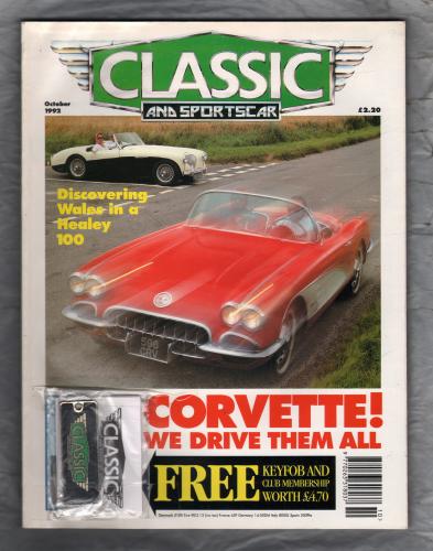 Classic And Sportscar Magazine - October 1992 - Vol.11 No.7 - `Corvette!: We Drive Them All` - Published by Haymarket Magazines Ltd