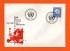 20 Years European Economic Commission Cover - `1947-1967 Nations Unis Commission Economique Pour L`Europe 1200 Geneve 12-4-67` - Postmark - Single 50c Swiss Stamp