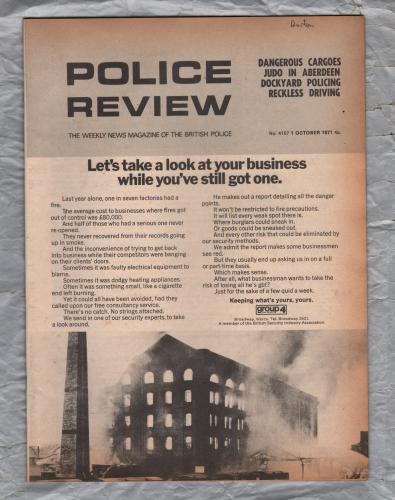 Police Review - `Dockyard Policing` - Vol.79 - No.4107 - 1st October 1971 - Police Review Publishing Company