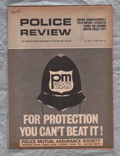 Police Review - `Motor Rally` - Vol.79 - No.4091 - 11th June 1971 - Police Review Publishing Company