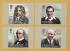 U.K - PHQ Cards - 328 Set - Issued 8th October 2009 - 8 Stamp Cards - Eminent Britons Issue - Unused