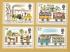 U.K - PHQ Cards - 42 Set - Issued 12th March 1980 - 5 Stamp Cards - 150th Anniversary of Liverpool and Manchester Railway Issue - Unused