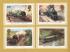 U.K - PHQ Cards - 81 Set - Issued 22nd January 1985 - 5 Stamp Cards - Famous Trains Issue - Unused