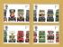 U.K - PHQ Cards - 231 Set - Issued 15th May 2001 - 5 Stamp Cards + 1 Overview Card - Buses: Classic British Double Deckers Issue - Unused