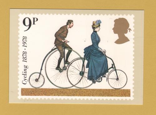 U.K - PHQ Card 31 (a) - 2nd August 1978 - 9p Penny Farthing - Cycling Issue - Unused