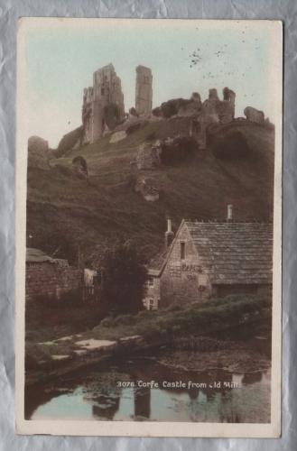 `Corfe Castle from Old Mill` - Dorset - Postally Used - Swanage 2nd September 19?? - Unknown Producer