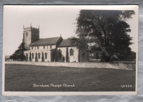 `Burnham Thorpe Church` - Kings Lynn - Postally Unused - c1915 - Unknown Producer