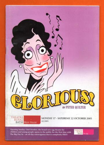 `Glorious` by Peter Quilter - With Maureen Lipman & William Oxborrow - 17th-22nd September 2005 - Theatre Royal, Bath