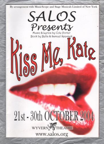 `Kiss Me, Kate` by Cole Porter - With Ray Dance & Margaret Price - 21st-30th October 2004 - Wyvern Theatre,Swindon