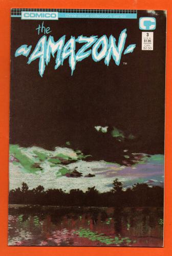 No.3 - `THE AMAZON` - `Spirit of the Amazon` - by Steve Seagle - Illustrated by Tim Sale - May 1989 - Published by Comico