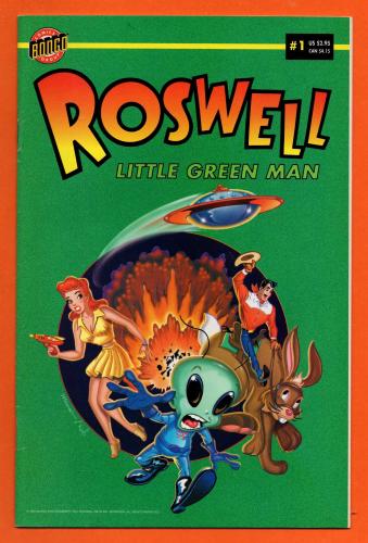 No.1 - `ROSWELL` - `Little Green Man` - by Bill Morrison - 1996 - Published by Bongo