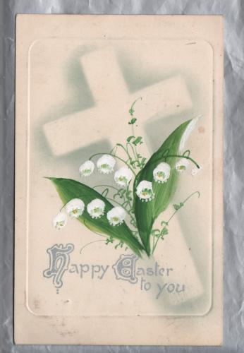 `Happy Easter To You` - Greetings Postcard - Postally Used - Margate 7th April 1912 Postmark - Solomon Brothers Postcard  