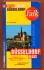 `DUSSELDORF` - 1:25000 - Fold Out Map - 55th Edition With Street Directory and Postcodes - 2004 - Published by Falk