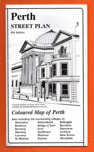`PERTH` - Street Plan - 6th Edition - Coloured Map of Perth - Fold Out Map - 2005 - Published by Ronald P.A Smith