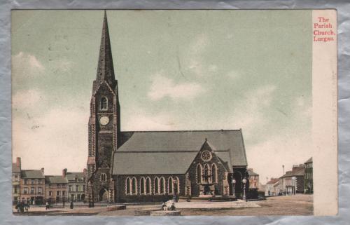 `The Parish Church, Lurgan` - County Armagh - Postally Used - Lurgan 12th December 1906 Postmark - Newell Brothers Postcard