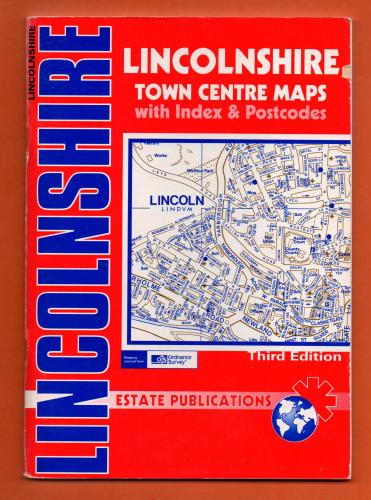 Estate Publications - Town Centre Maps - `LINCOLNSHIRE` - 3rd Edition 2002 – Paperback – County Red Book Series