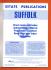 Estate Publications - Town Centre Maps - `SUFFOLK` - 3rd Edition 2002 - Paperback - County Red Book Series