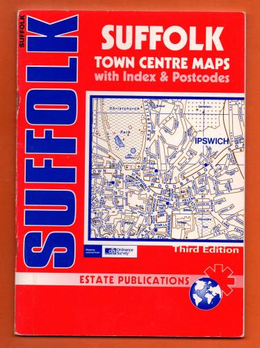 Estate Publications - Town Centre Maps - `SUFFOLK` - 3rd Edition 2002 - Paperback - County Red Book Series