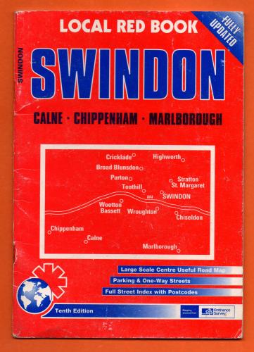 Estate Publications - Enlarged Centre Map and Street Maps - `SWINDON` - 10th Edition 2001 – Paperback – Local Red Book Series