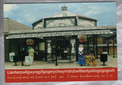 `Llanfairpwllgwyngyllgogerychwyrndrobwllllantysiliogogogoch` - Isle of Anglesey - Postally Unused - John Hinde Postcards