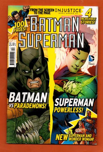 Vol.1 No.12 - `BATMAN, SUPERMAN` - `Batman vs Parademons!` - November/December 2015 - Published by Titan Comics - Under Licence from DC Comics