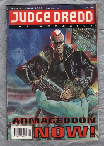 Judge Dredd The Megazine - `Armageddon Now!` - July 11th-24th 1992 - Vol.2 No.6 - Published by Fleetway Publications