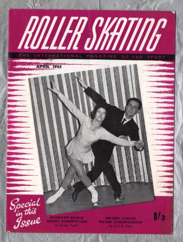 Roller Skating - `British Junior Figure Championship` - The International Magazine of The Sport - Vol.20 No.8 - April 1965 - Published by Chris Beastall