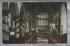 `2563 Clovelly Church, Interior` - All Saints Church - Postally Used - ? Postmark - Pictorial Stationary Co. Ltd Postcard