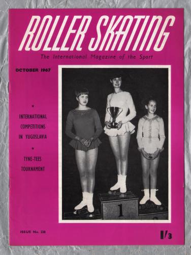 Roller Skating - `Tyne-Tees Tournament` - The International Magazine of The Sport - Vol.23 No.1 - October 1967 - Published by Chris Beastall