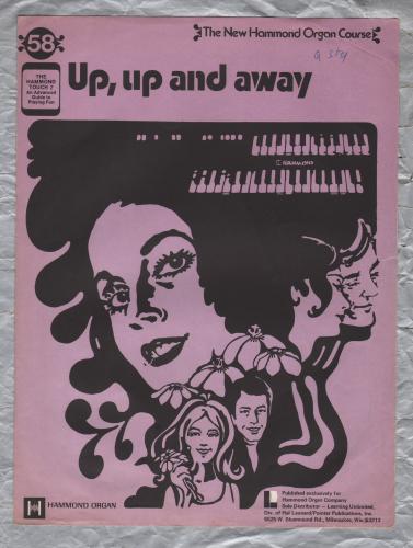 `Up, Up and Away` - New Hammond Organ Course - No.58 - Copyright 1971 - Published by Learning Unlimited