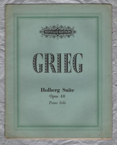 `Holberg Suite - Opus 40` - by Edvard Grieg - Piano Solo - Published by Novello and Company Ltd, London