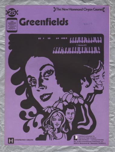 `Greenfields` - New Hammond Organ Course - No.25 - Copyright 1956 - Published by Learning Unlimited
