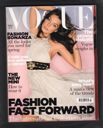 Vogue - March 2007 - 03 Whole No.2504 - Vol.173 - 377 Pages - Daria Werbowy Cover - Published by Vogue