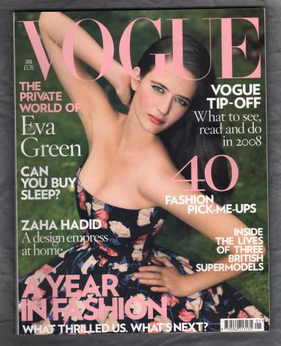 Vogue - January 2008 - 01 Whole No.2514 - 178 Pages - Eva Green Cover - The Conde Nast Publications Ltd