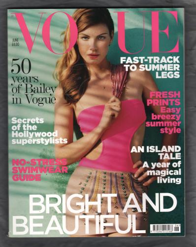 Vogue - June 2010 - 06 Whole No.2543 - Vol.176 - 208 Pages - Angela Lidvall Cover - The Conde Nast Publications Ltd