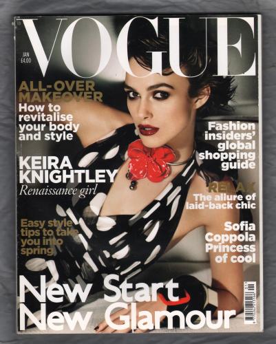Vogue - January 2011 - 01 Whole No.2550 - Vol.177 - 176 Pages - Keira Knightley Cover - The Conde Nast Publications Ltd