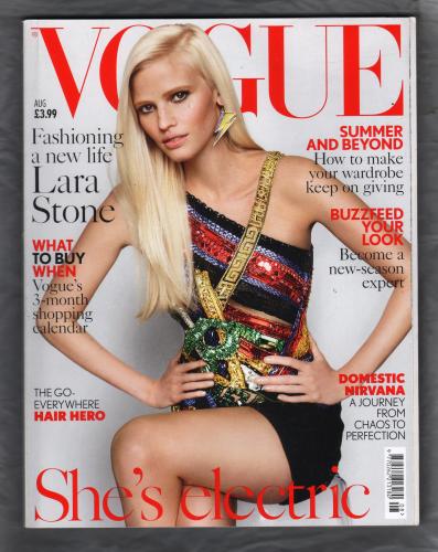 Vogue - August 2015 - 193 Pages - Lara Stone Cover - The Conde Nast Publications Ltd