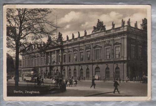 `Berlin - Zeughaus` - Germany - Postally Used - Berlin 1936 Ausstellung Deutschland 18.7 - 16.8 Am Kaiserdamm Slogan - Georg Stilke Postcard - Stamp Removed