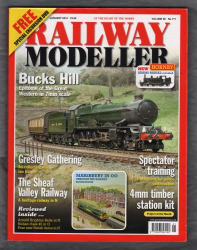 Railway Modeller - Vol 66 No.771 - January 2015 - `Bucks Hill` - Peco Publications