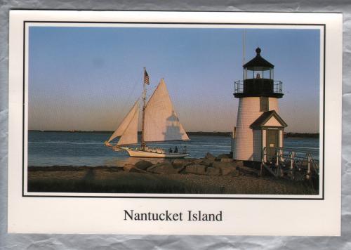 `Nantucket Island` - Massachusetts - Postally Unused - dynacolor graphics inc Postcard