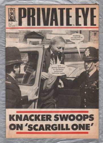Private Eye - Issue No.750 - 14th September 1990 - `Knacker Swoops On `Scargill One`` - Pressdram Ltd