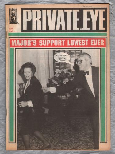 Private Eye - Issue No.805 - 23rd October 1992 - `Major`s Support Lowest Ever` - Pressdram Ltd