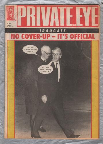 Private Eye - Issue No.807 - 20th November 1992 - `No Cover-Up--It`s Official` - Pressdram Ltd