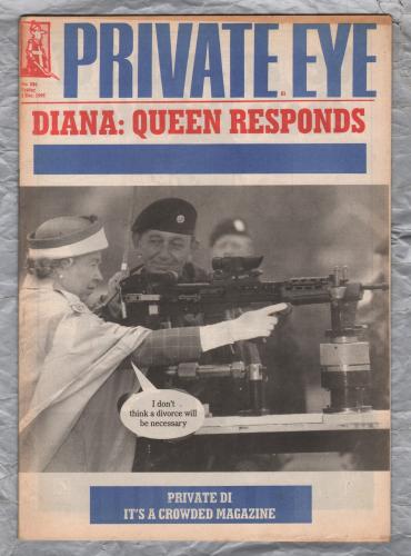 Private Eye - Issue No.886 - 1st December 1995 - `Diana: Queen Responds` - Pressdram Ltd