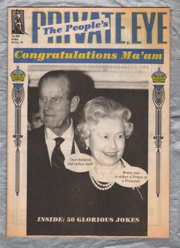 Private Eye - Issue No.938 - 28th November 1997 - `Congratulations Ma`am` - Pressdram Ltd